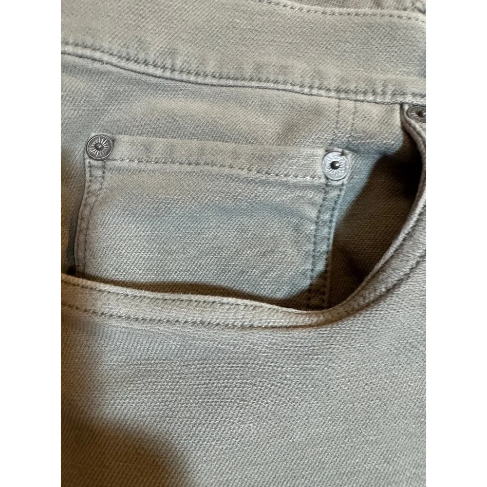 Faherty Brand Mens 5-Pocket Straight Leg Pants Sage Green Grey 38x30 - Picture 4 of 16